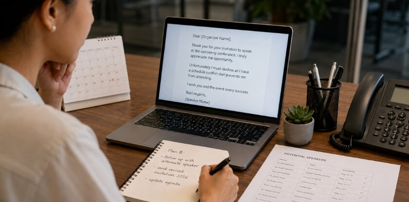 What to Do If Your Conference Invitation Gets Declined