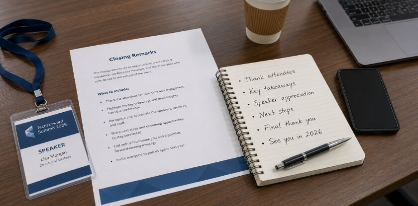 What to Include in Conference Closing Remarks