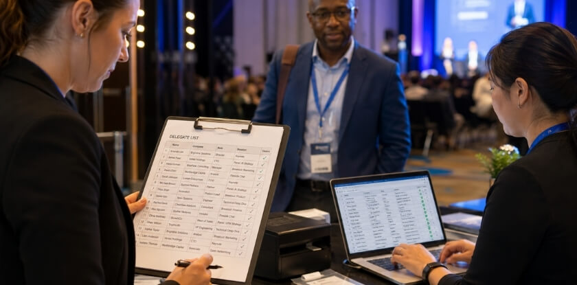 Who Uses a Conference Delegate List