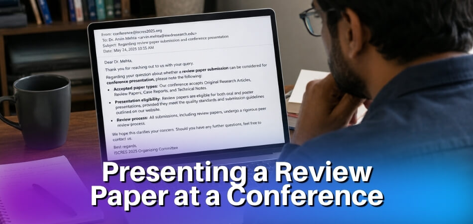 Can You Present a Review Paper at a Conference