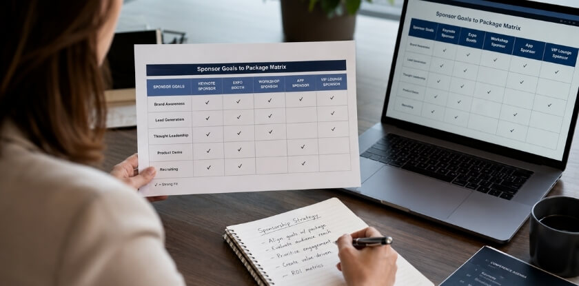 How to Match Sponsorship Package Types to Sponsor Goals