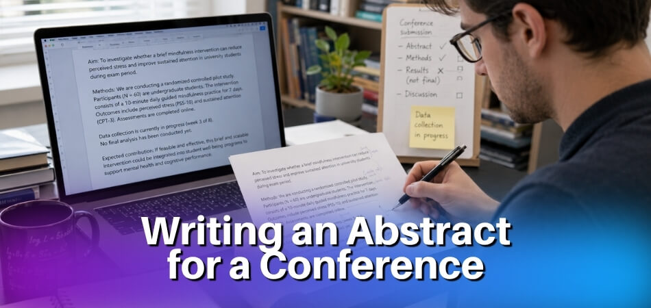 How to Write an Abstract for a Conference Without Results