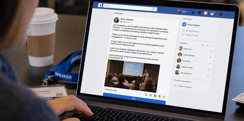 Thank You as a Social Media Shoutout (LinkedIn, Facebook, and Instagram)