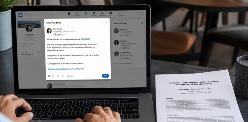 How to Write a LinkedIn Post About Your Conference Paper