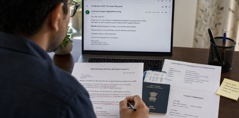 What to Do If Your Invitation Letter Gets Rejected