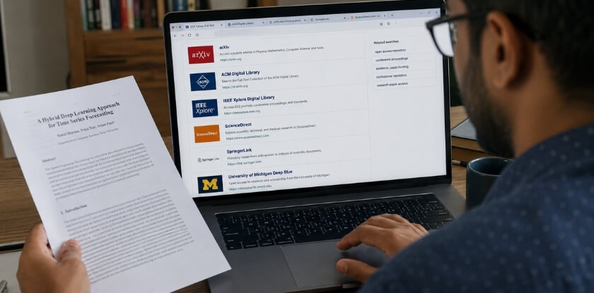 Step-by-Step Guide to Adding a Conference Paper via the Publications Section on Desktop