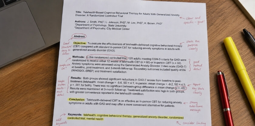 Annotated Conference Abstract Example