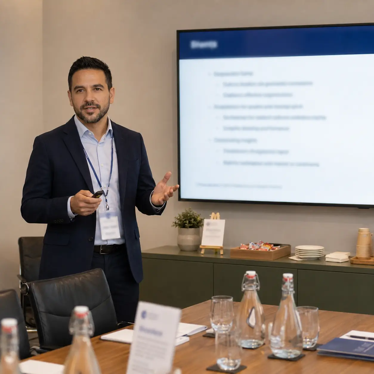 Conference Speaker Presentation Moment