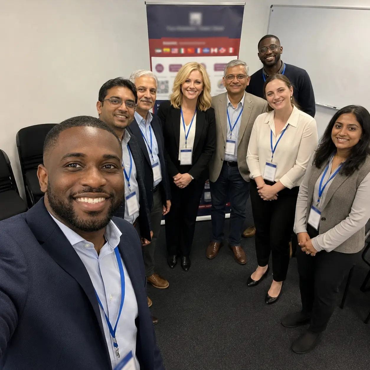 Conference Speaker Selfie Group Photo