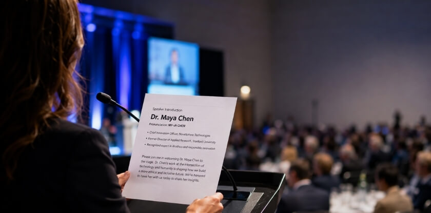The Anatomy of a Perfect Keynote Speaker Introduction