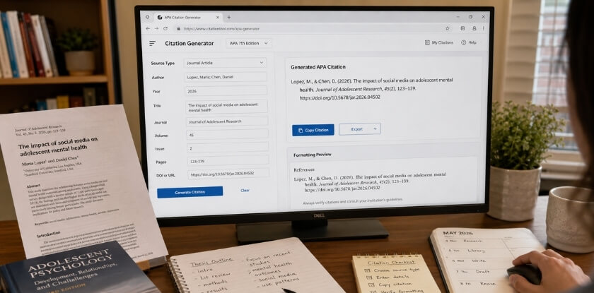 APA Citation Generator — How to Use It