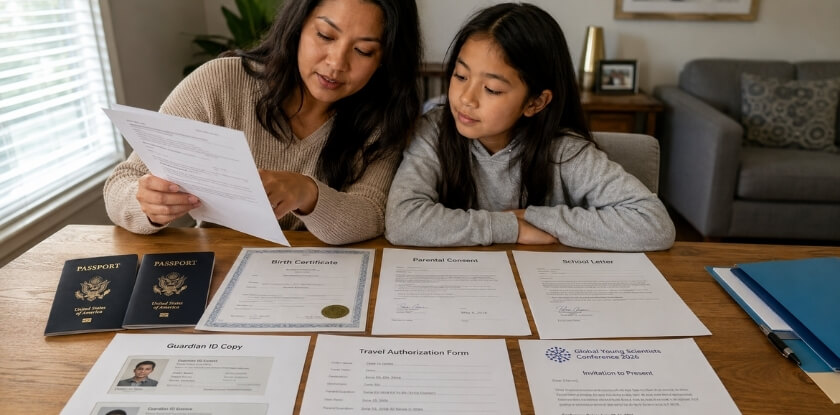 Additional Documents Required for a Minor or Child Applicant