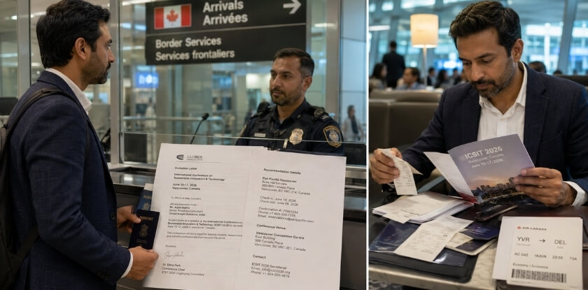 After Arriving in Canada — Border Arrival and What to Do After the Conference