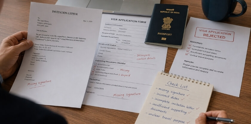 Common Mistakes That Lead to Visa Rejection