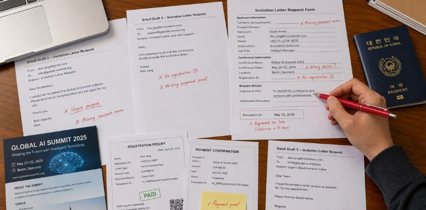 Common Mistakes to Avoid When Requesting a Conference Invitation Letter