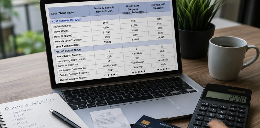 Conference Cost Comparison and Value for Money