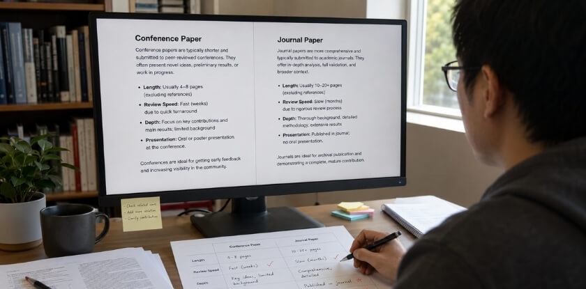Conference Paper vs Journal Paper — Differences and Career Importance