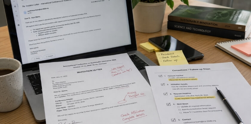 Delayed or Rejected Conference Invitation Letters — Causes and Solutions