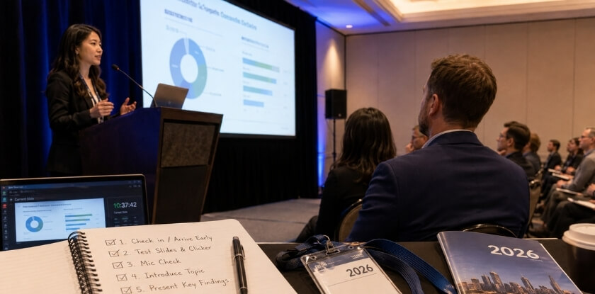 Delivering Your Presentation on Conference Day — A Step-by-Step Walkthrough
