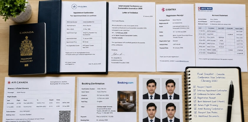 Final Checklist Before Your Conference Visa Interview