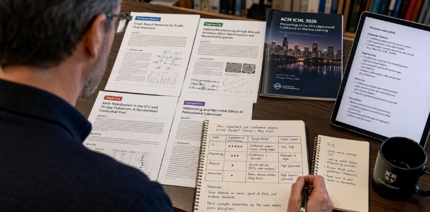 How Conference Paper Importance Varies by Field and Discipline
