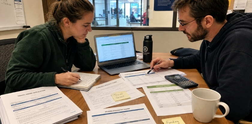 How Do Graduate Students Cover Conference Fees