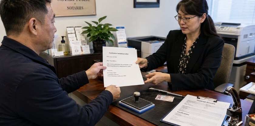 How to Get a Notarized Conference Invitation Letter