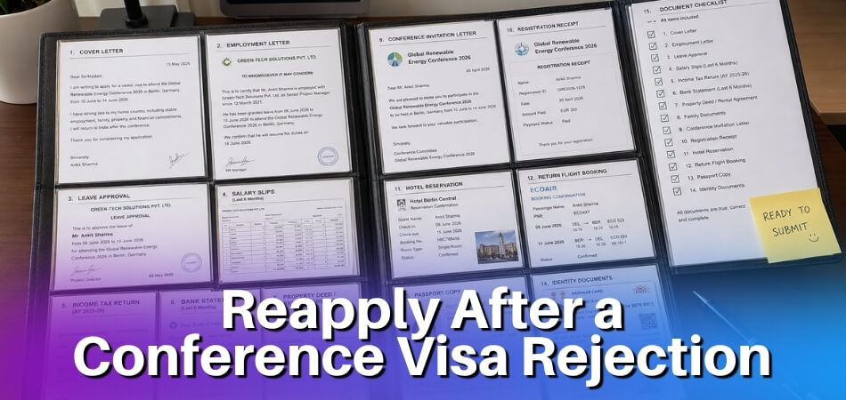 How to Reapply After a Conference Visa Rejection