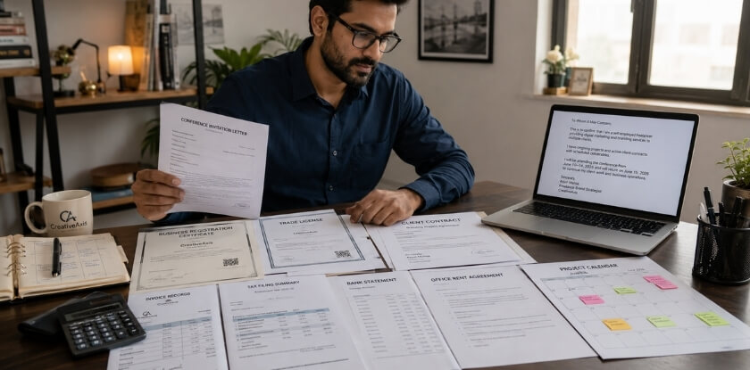 How to Show Strong Ties If You Are Self-Employed or a Freelancer