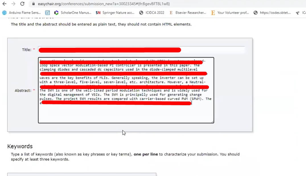 How to Submit a Paper on EasyChair — A Complete Step-by-Step Process