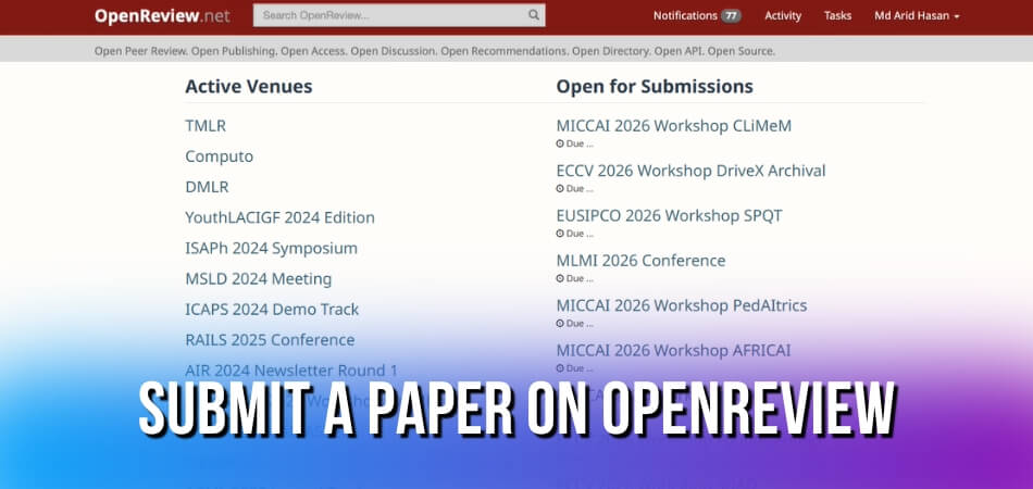How to Submit a Paper on OpenReview