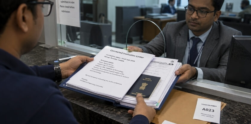 How to Submit the Corrected Letter to the Embassy or Consulate