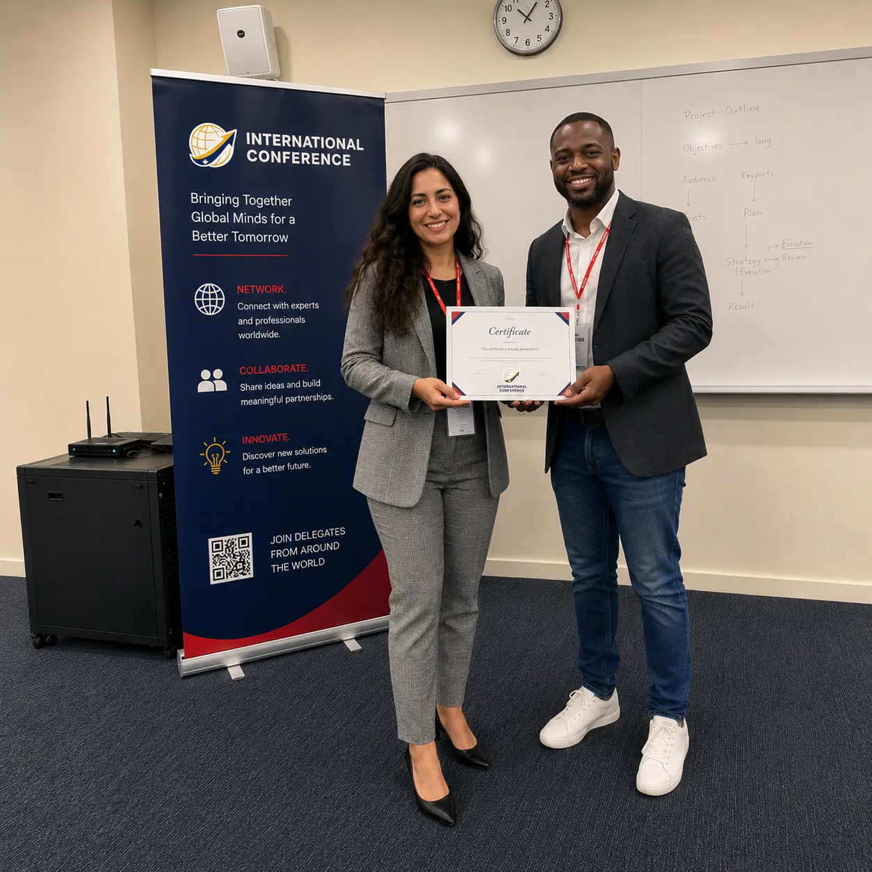 International conference certificate presentation