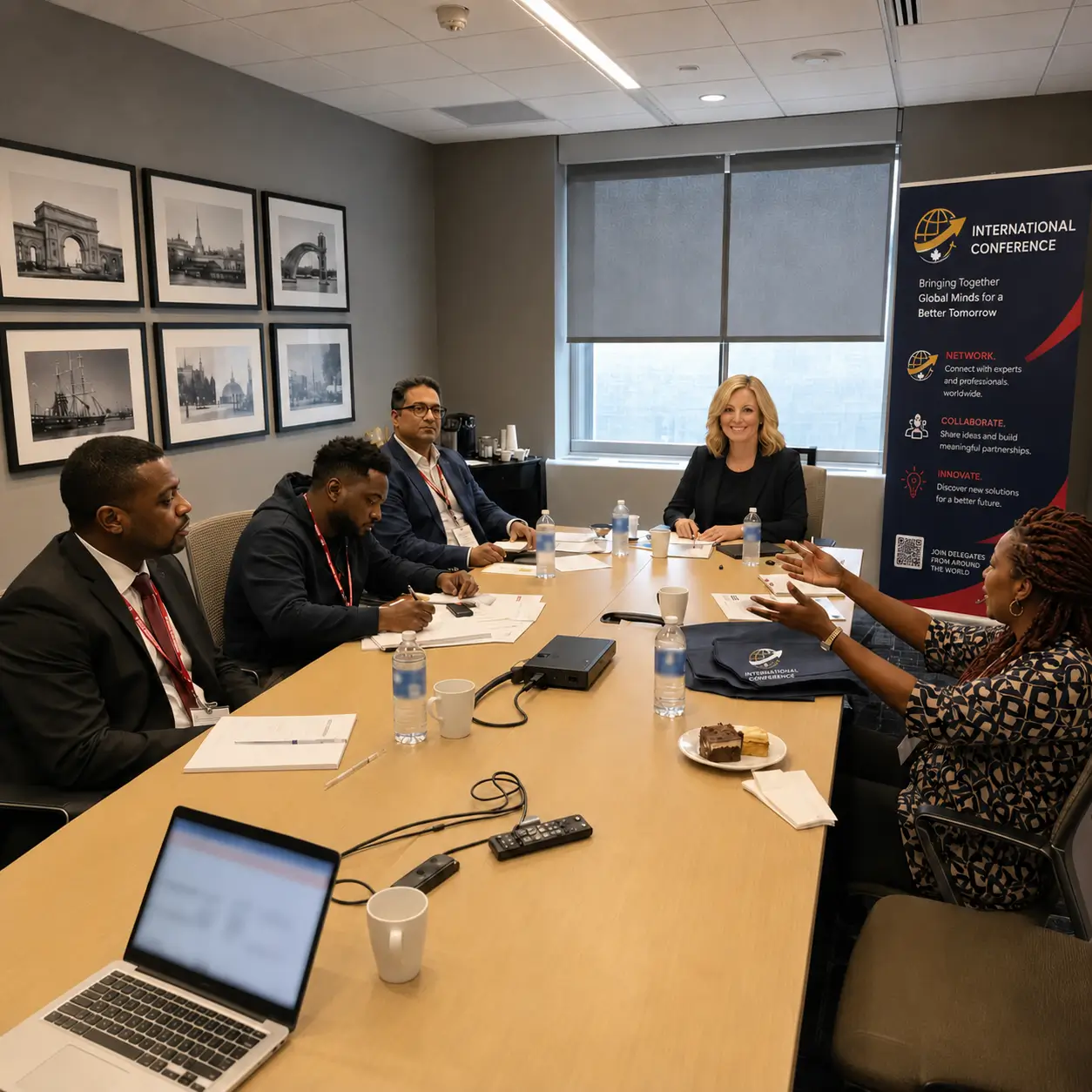 International conference collaboration in progress