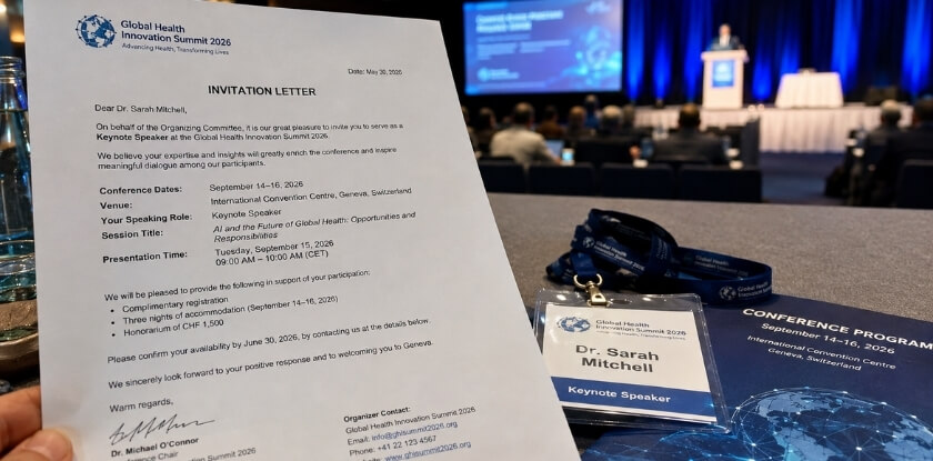 Invitation Letters for Speakers and Presenters — Why the Format Is Different