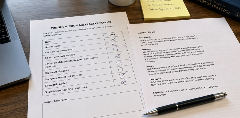 Pre-Submission Abstract Checklist