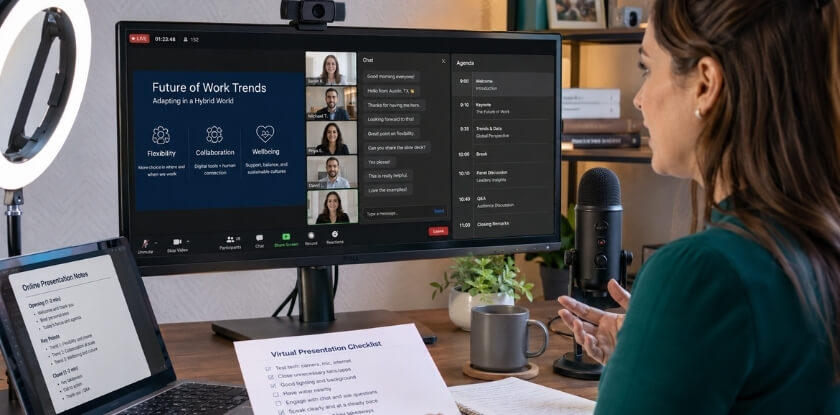 Special Strategies for Presenting at Virtual and Online Conferences