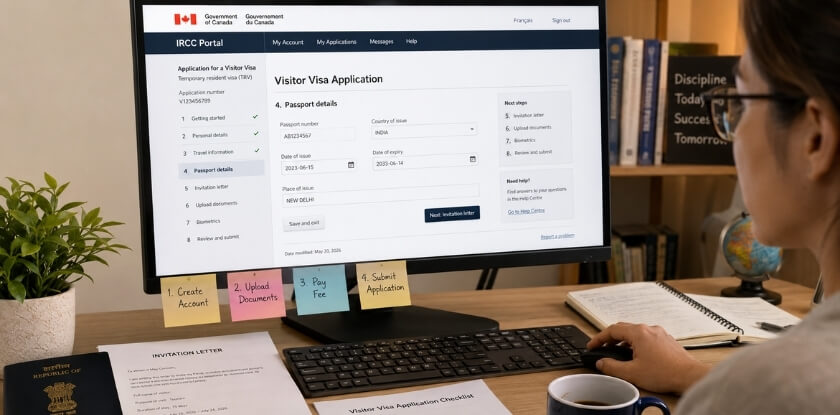Steps to Apply for a Visa Through IRCC
