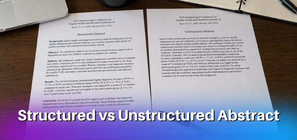 Structured vs Unstructured Abstract — Which to Write