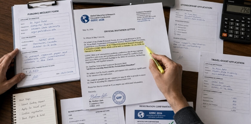 Using a Conference Invitation Letter for Funding and Sponsorship Applications