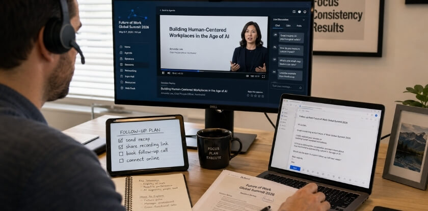 Virtual Conference Follow-Up What You Need to Do Differently