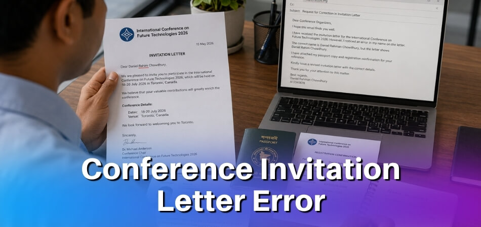 What to Do if Your Conference Invitation Letter Has an Error