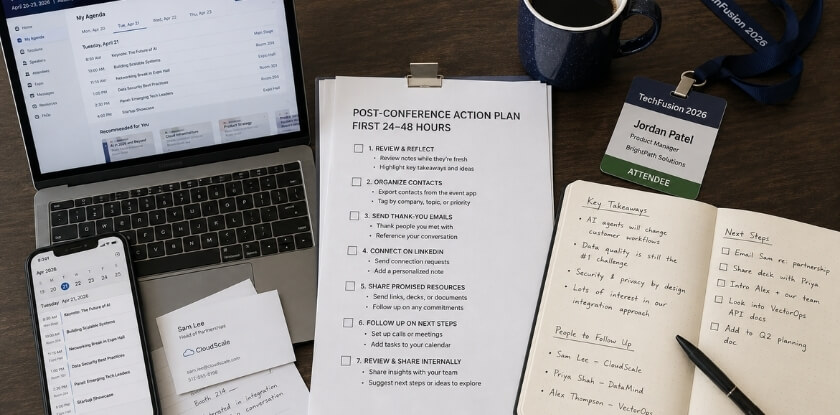 What to Do in the First 24–48 Hours After a Conference