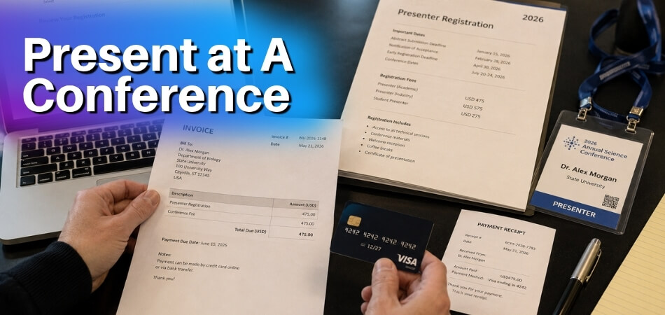 do you have to pay to present at a conference