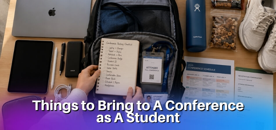 what to bring to a conference as a student