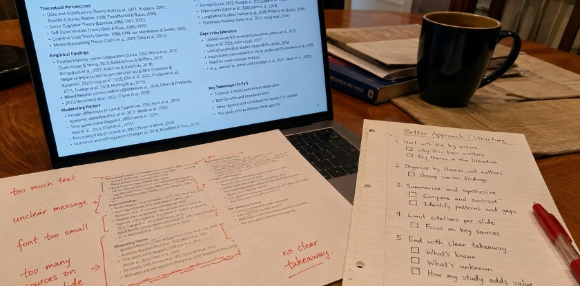 Common Mistakes to Avoid When Presenting a Literature Review