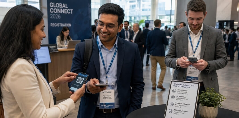 Conference-Specific Advantages of Digital Business Cards