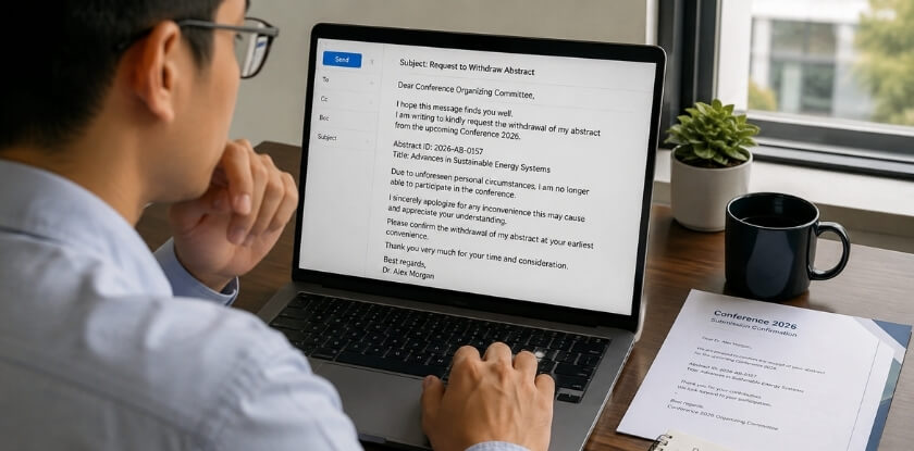 How to Withdraw an Abstract If Needed