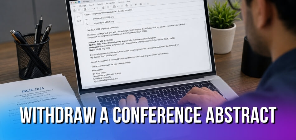 How to withdraw a conference abstract