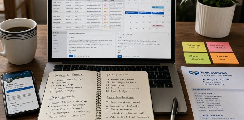 Pre-Conference and Post-Conference Follow-Up Strategy